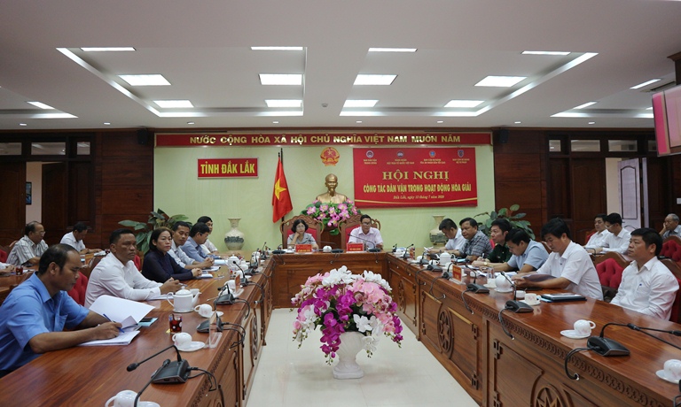 Hội nghị công tác dân vận trong hoạt động hòa giải